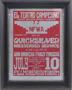 PRINTING PLATES FOR QUICKSILVER MESSENGER SERVICE CONCERTS