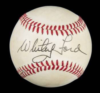 WHITEY FORD SIGNED BASEBALL