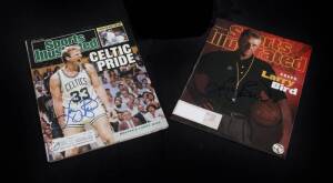 LARRY BIRD SIGNED ISSUES OF SPORTS ILLUSTRATED