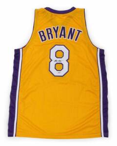 KOBE BRYANT SIGNED LOS ANGELES LAKERS JERSEY