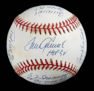 TOM SEAVER SIGNED AND MULTI-INSCRIBED LIMITED EDITION STAT BALL BASEBALL