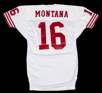 JOE MONTANA SIGNED SAN FRANCISCO 49ERS NFL PROLINE JERSEY