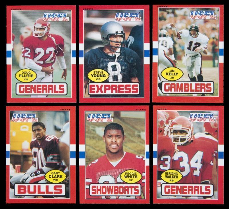 1985 TOPPS USFL FOOTBALL COMPLETE SET