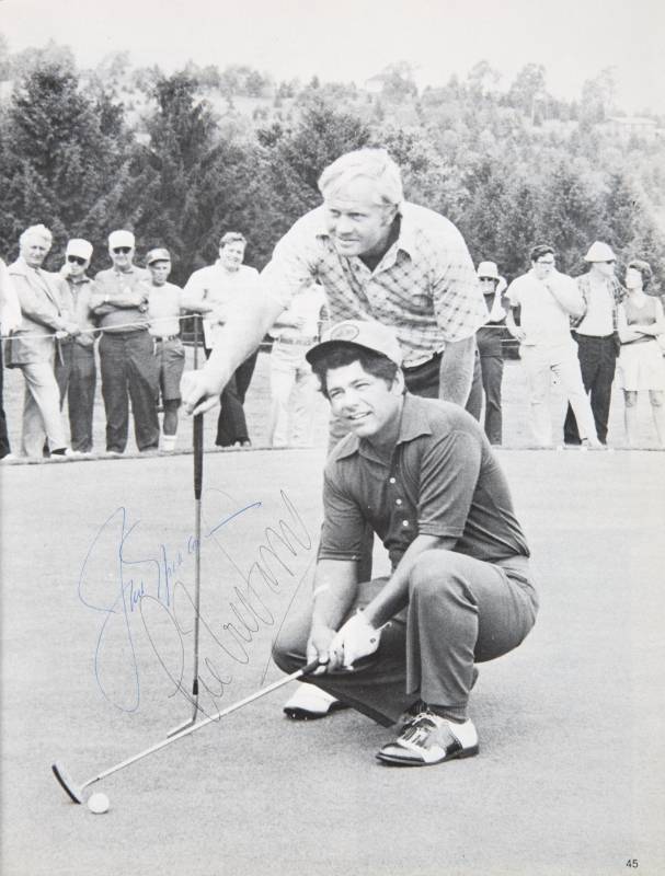 JACK NICKLAUS, LEE TREVINO AND GARY PLAYER MULTI-SIGNED 1971 WORLD CUP OF GOLF PROGRAM
