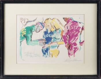LeROY NEIMAN SIGNED 1972 MUNICH OLYMPIC LIMITED EDITION SERIGRAPH
