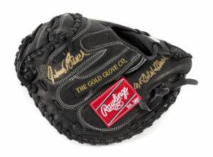 JOHNNY BENCH SIGNED AND INSCRIBED CATCHER'S MITT