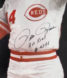 PETE ROSE SIGNED AND INSCRIBED LARGE CANVAS - 2