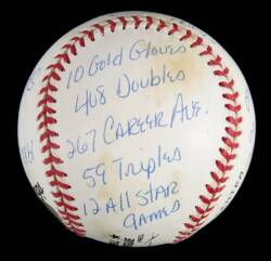 MIKE SCHMIDT SIGNED AND MULTI-INSCRIBED LIMITED EDITION STAT BALL BASEBALL - 3