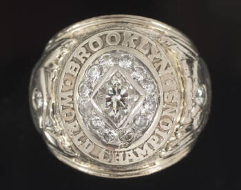 DON NEWCOMBE 1955 BROOKLYN DODGERS WORLD SERIES RING