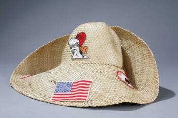 FLOPPY STRAW HAT FROM USO TOUR