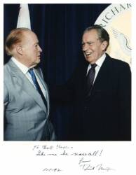 BOB HOPE AND RICHARD NIXON PHOTOGRAPH