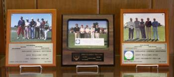 GROUP OF CELEBRITY PRO-AM PLAQUES