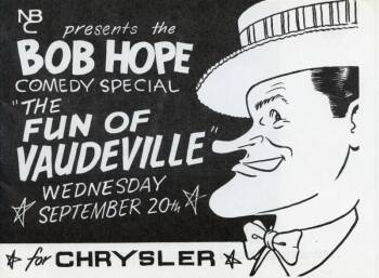 THE FUN OF VAUDEVILLE PROMOTIONAL BOOKLET