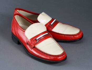 RED LOAFERS