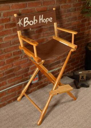 BOB HOPE ENTERTAINMENT FOLDING DIRECTOR'S CHAIR