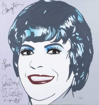 JO ANNE WORLEY SIGNED CLAYTON LEFEVRE PAINTING