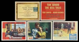 A COLLECTION OF LITERARY THEMED LOBBY CARDS
