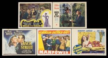 A COLLECTION OF 1940S THEMED LOBBY CARDS - I