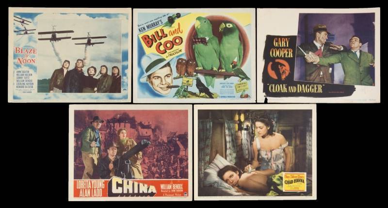 A COLLECTION OF 1940S THEMED LOBBY CARDS - II