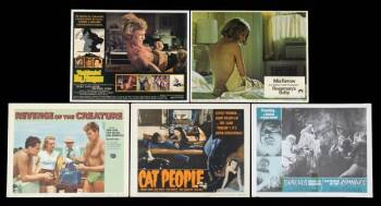 A COLLECTION OF HORROR THEMED LOBBY CARDS