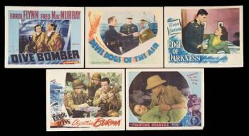 A COLLECTION OF MILITARY THEMED LOBBY CARDS - I