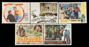 A COLLECTION OF WESTERN THEMED LOBBY CARDS - I