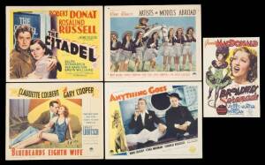 A COLLECTION OF 1930S THEMED LOBBY CARDS - I