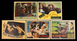 A COLLECTION OF 1930S THEMED LOBBY CARDS - V
