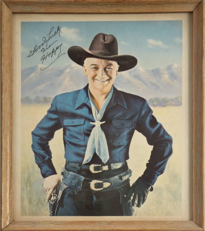 JONATHAN WINTERS HOPALONG CASSIDY MEMORABILIA