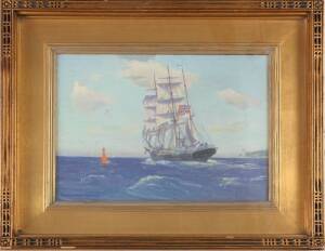 JONATHAN WINTERS CHARLES ROBERT PATTERSON (AMERICAN, 1878-1958) NORWEGIAN TIMBER SHIP