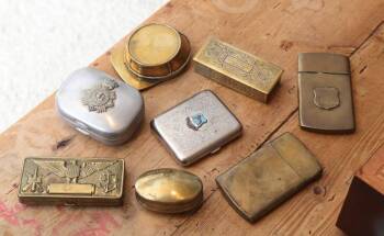 JONATHAN WINTERS COLLECTION OF VINTAGE METAL BOXES