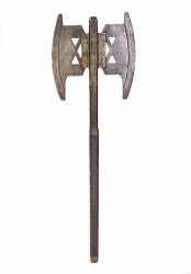 JOHN RHYS-DAVIES SCREEN USED GIMLI DOUBLE HEADED AXE