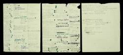 GRETA GARBO HANDWRITTEN NOTES