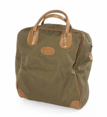 GRETA GARBO MONOGRAMMED TRAVEL TOTE