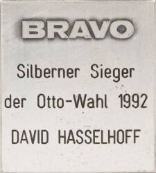 DAVID HASSELHOFF "SILVER" BRAVO OTTO AWARD - 2