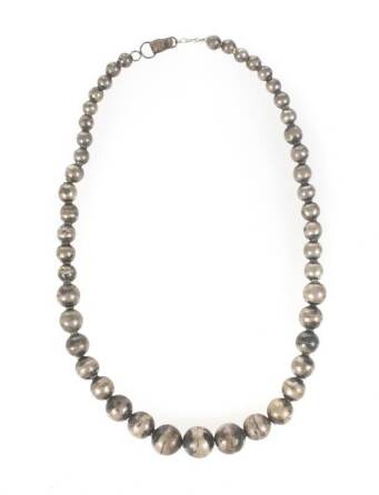 GRETA GARBO MEXICAN SILVER CHOKER