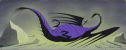 TWO WALT DISNEY ORIGINAL CONCEPT PAINTINGS BY EYVIND EARLE