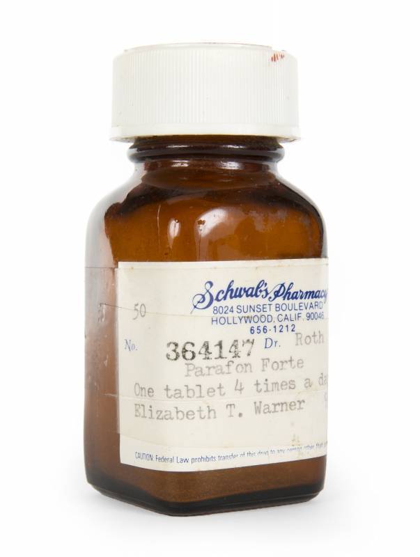 ELIZABETH TAYLOR PRESCRIPTION BOTTLE