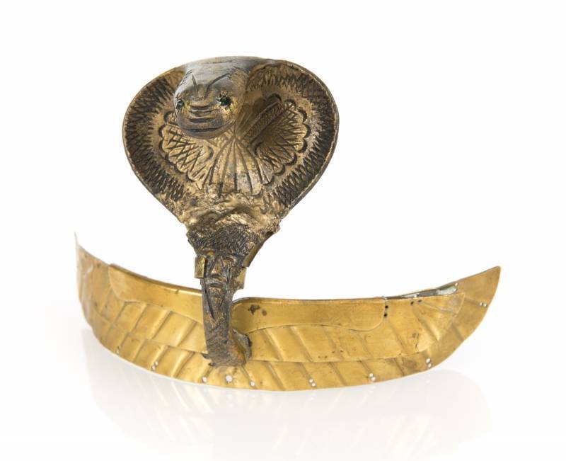 CLAUDETTE COLBERT CLEOPATRA HEADDRESS COBRA