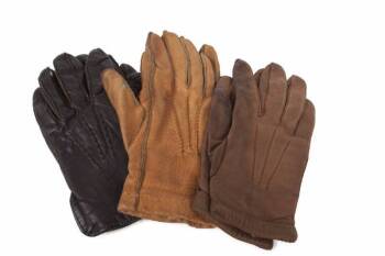 GRETA GARBO WINTER LEATHER GLOVES