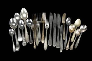 GRETA GARBO GROUP OF ASSORTED STAINLESS FLATWARE