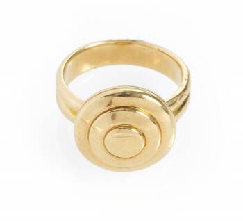 GRETA GARBO 18K YELLOW GOLD RING