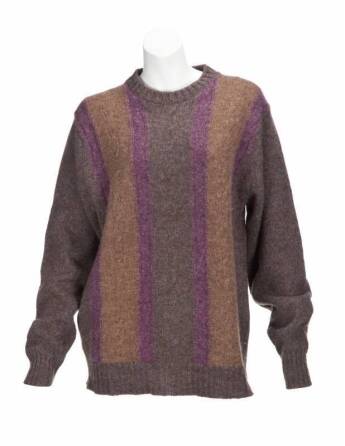 GRETA GARBO ALAN PAINE CABLE KNIT SWEATER