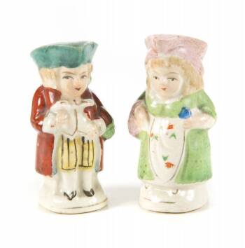 GRETA GARBO PAIR OF SALT AND PEPPER SHAKERS