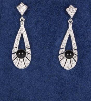 GRETA GARBO INSPIRED EARRINGS BY NEWBRIDGE