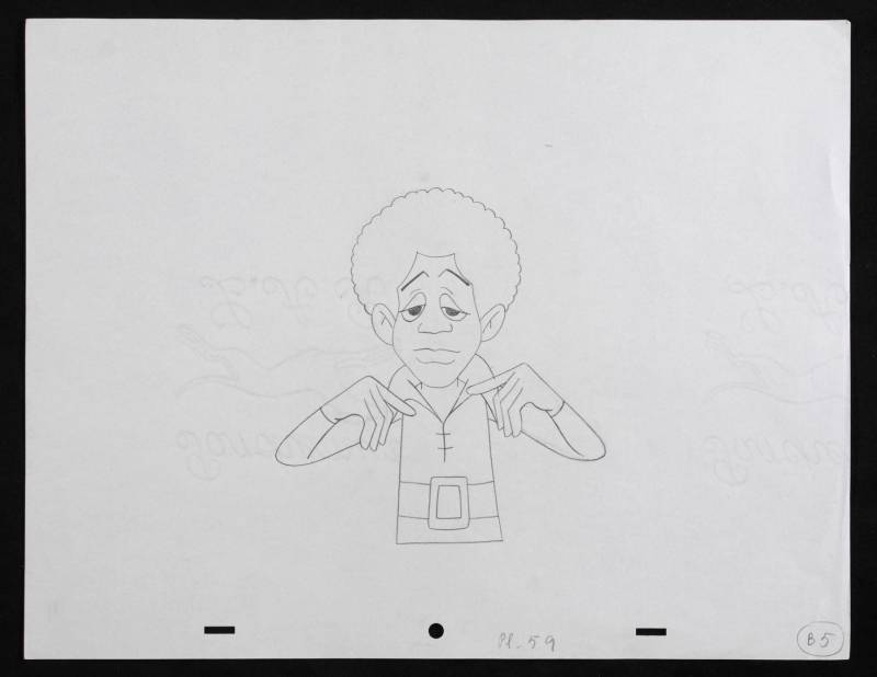 JACKSON 5IVE ORIGINAL ANIMATION DRAWING