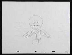 JACKSON 5IVE ORIGINAL ANIMATION DRAWING