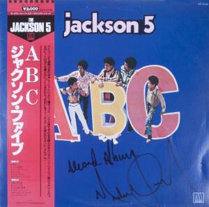 MICHAEL JACKSON SIGNED AND INSCRIBED ALBUM