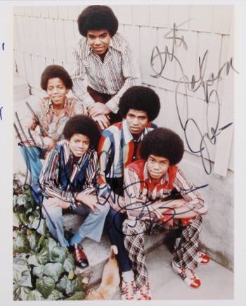 JACKSON 5 SIGNED PHOTOGRAPH