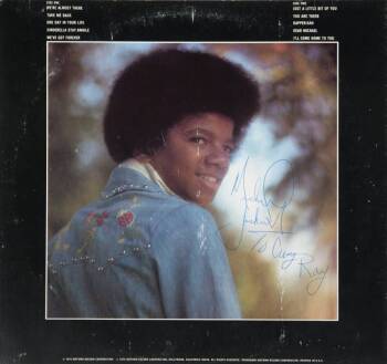 MICHAEL JACKSON SIGNED FOREVER, MICHAEL ALBUM